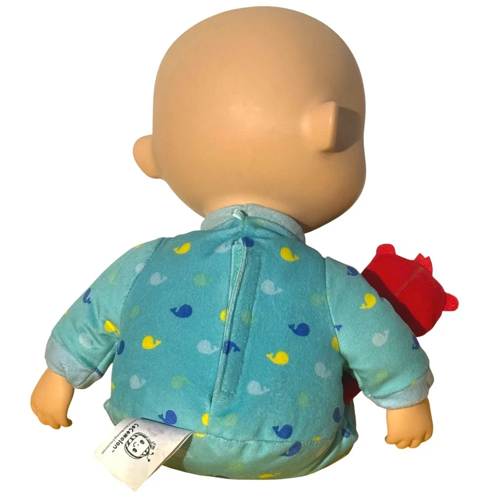 Cocomelon JJ Bedtime Plush Doll with Teddy Bear 10